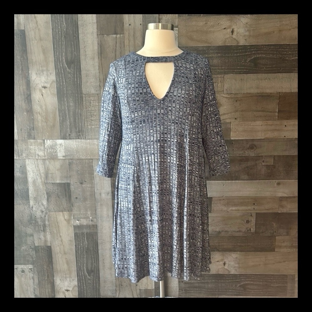 Torrid 2 heathered blue tunic dress dark feminine whimsigoth fairy goth vacation
